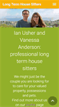 Mobile Screenshot of longtermhousesitters.com