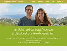 Tablet Screenshot of longtermhousesitters.com